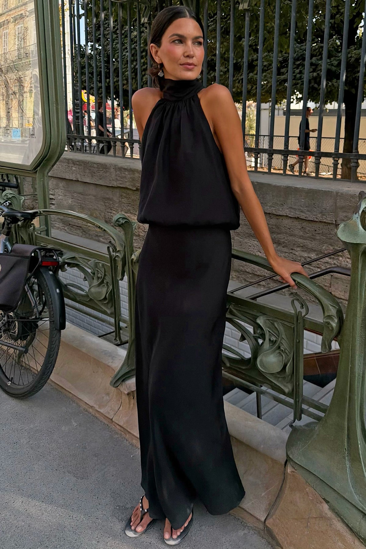 Never Fully Dressed Exclusive - Black Billie Halter Top