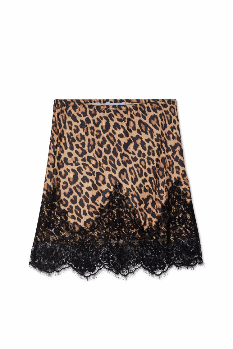 Never Fully Dressed Sale - Leopard Mini Maeva Skirt - Never Fully Dressed