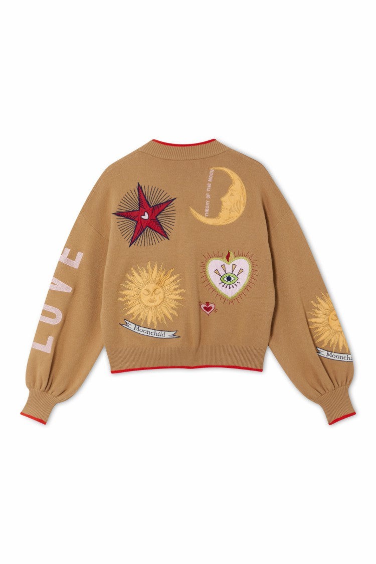 Never Fully Dressed Premium - Camel Mystical Cardigan