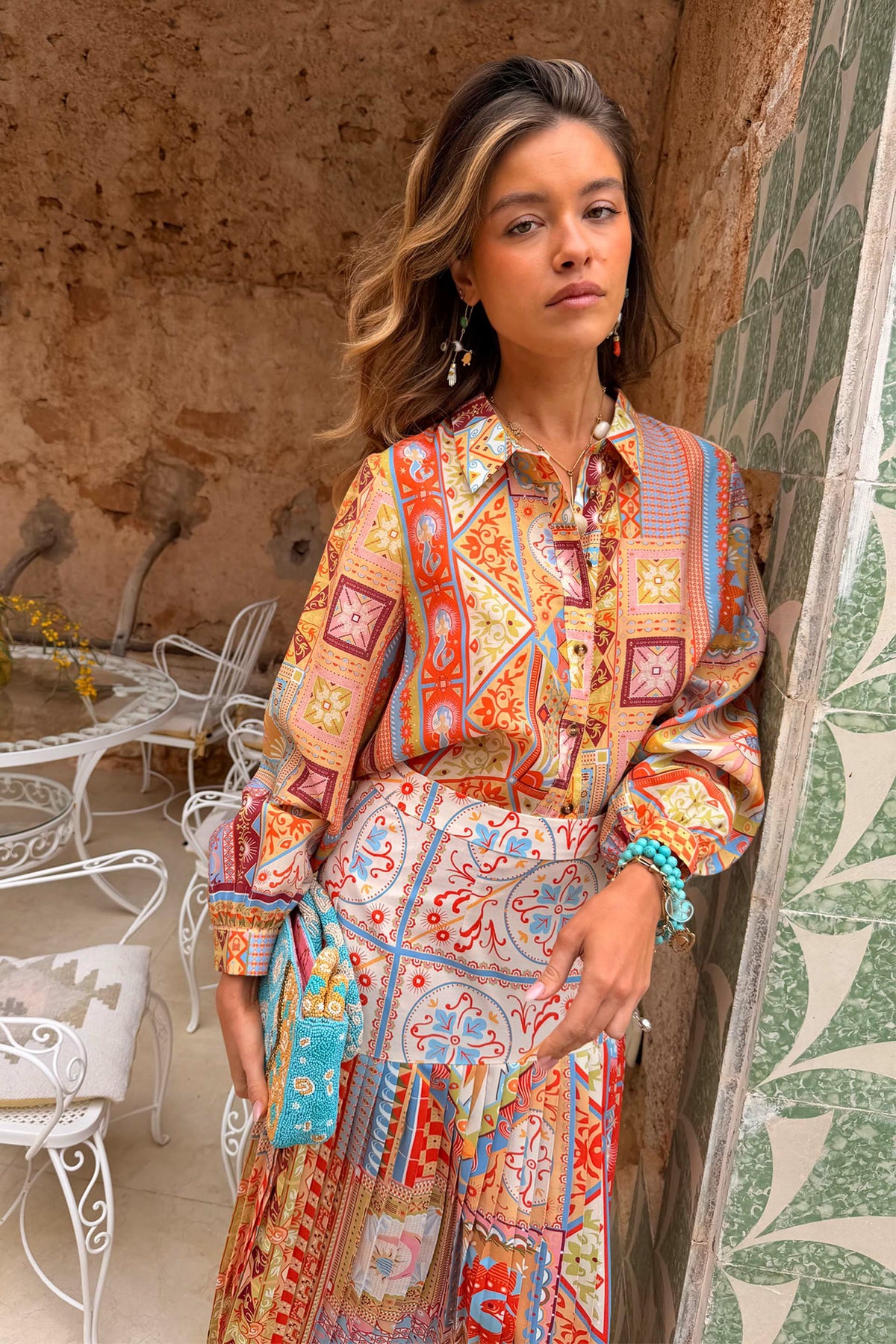Never Fully Dressed Great Value - Dolce Vita Marley Patchwork Shirt