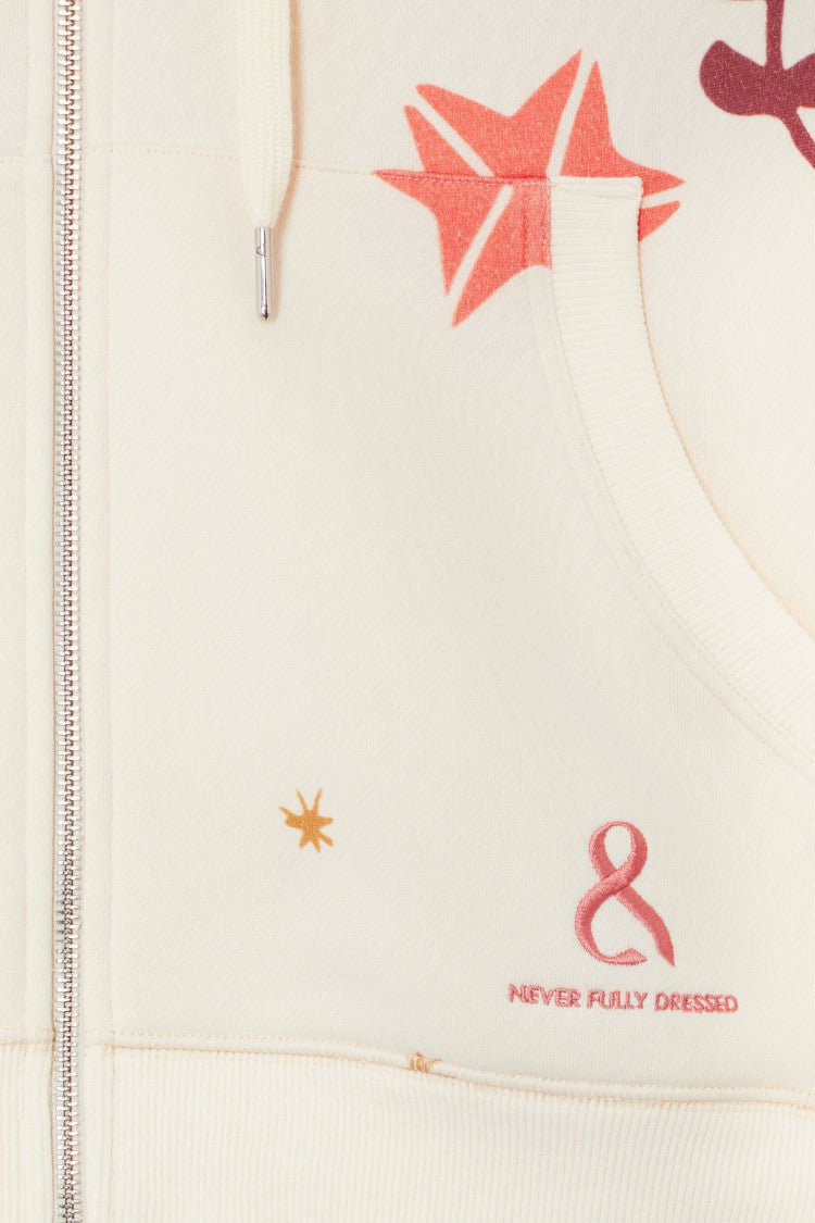 Never Fully Dressed Top Pick - Cream Sundazed Accessible Hoodie - NFD x Porto&Bello