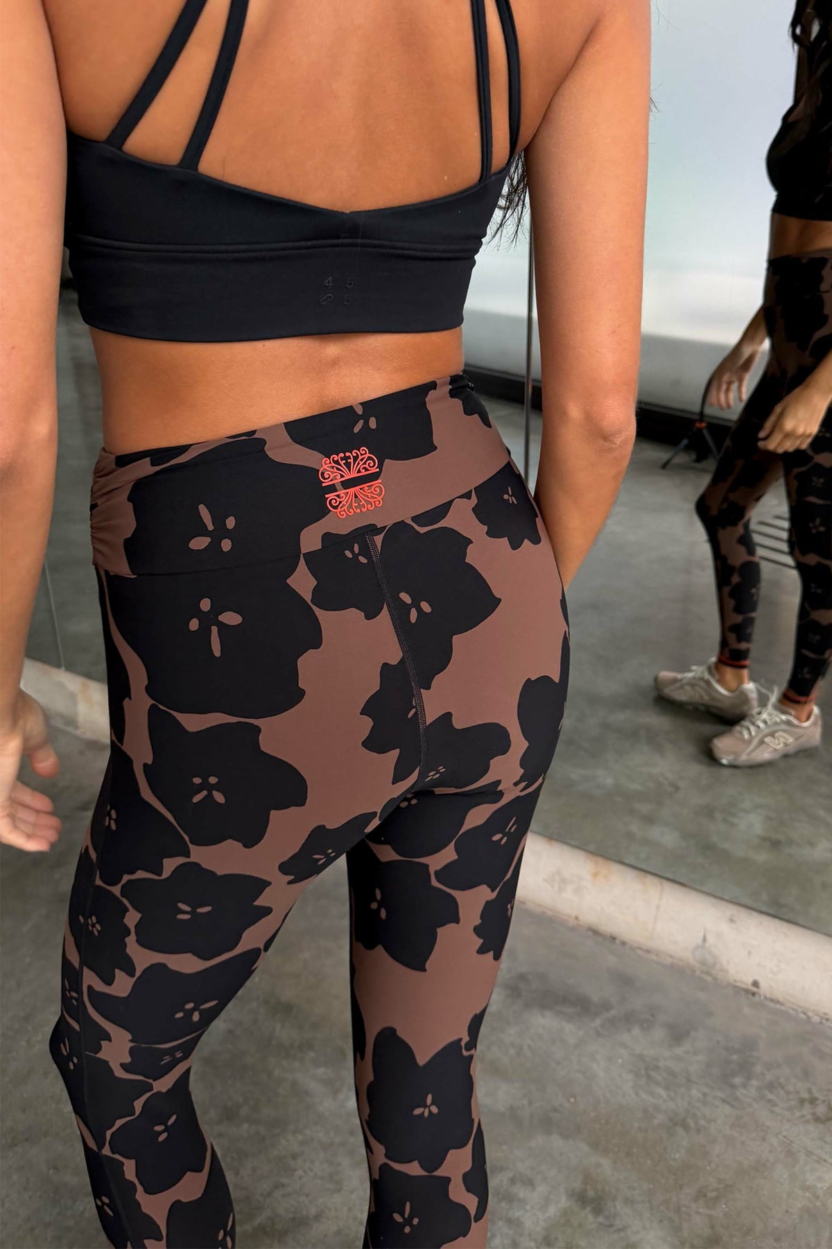 Never Fully Dressed Deals - Chocolate Floral Leggings