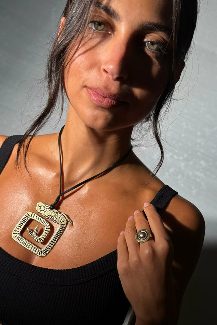 Never Fully Dressed Great Value - Deloris Silver Circle Ring - Limited Edition - Never Fully Dressed