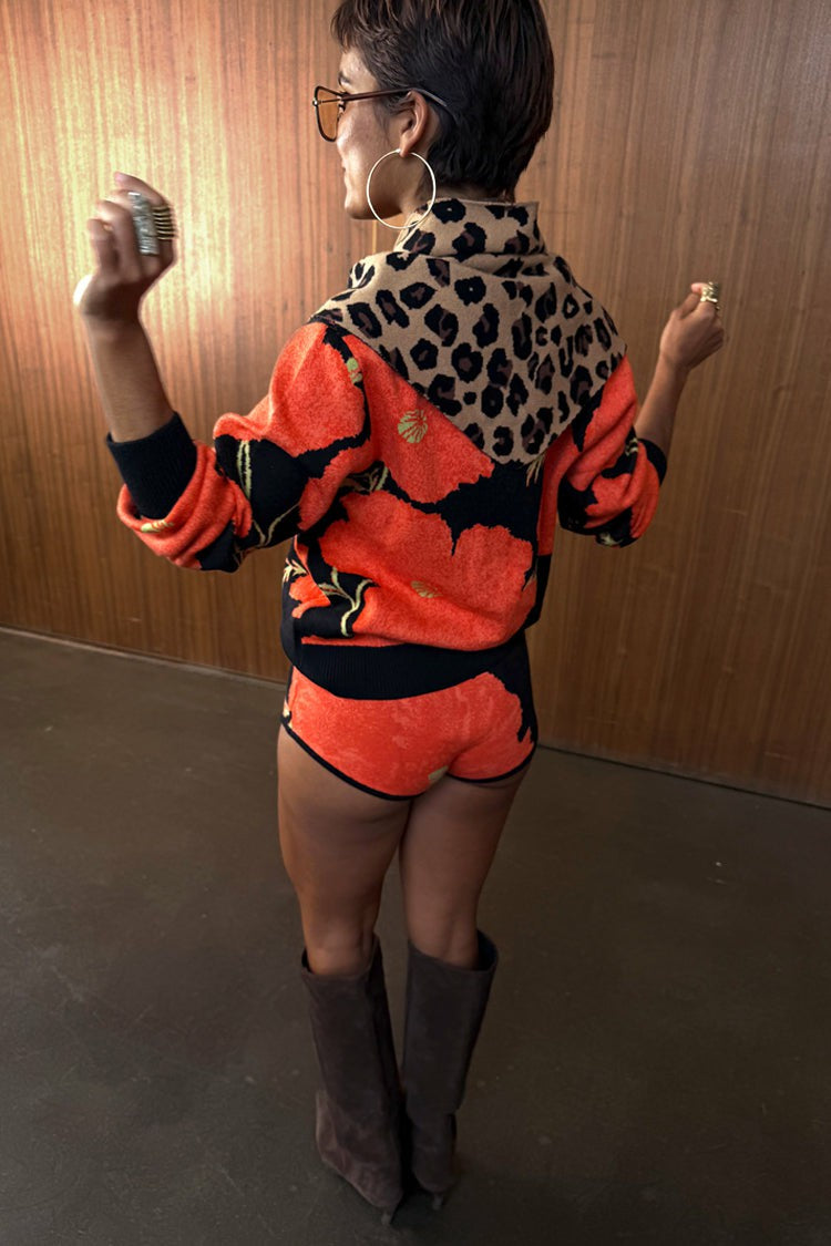 Never Fully Dressed Signature - Leopard Knit Bandana