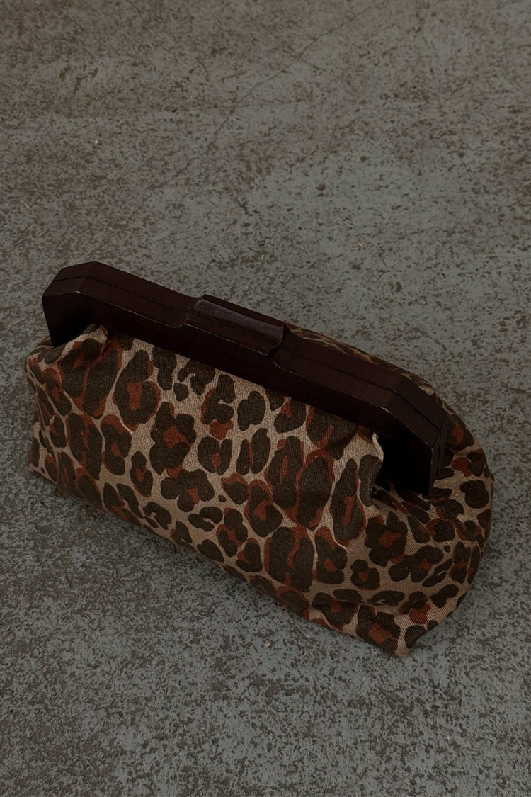 Never Fully Dressed Trending - Lucia Leopard Denim Bag