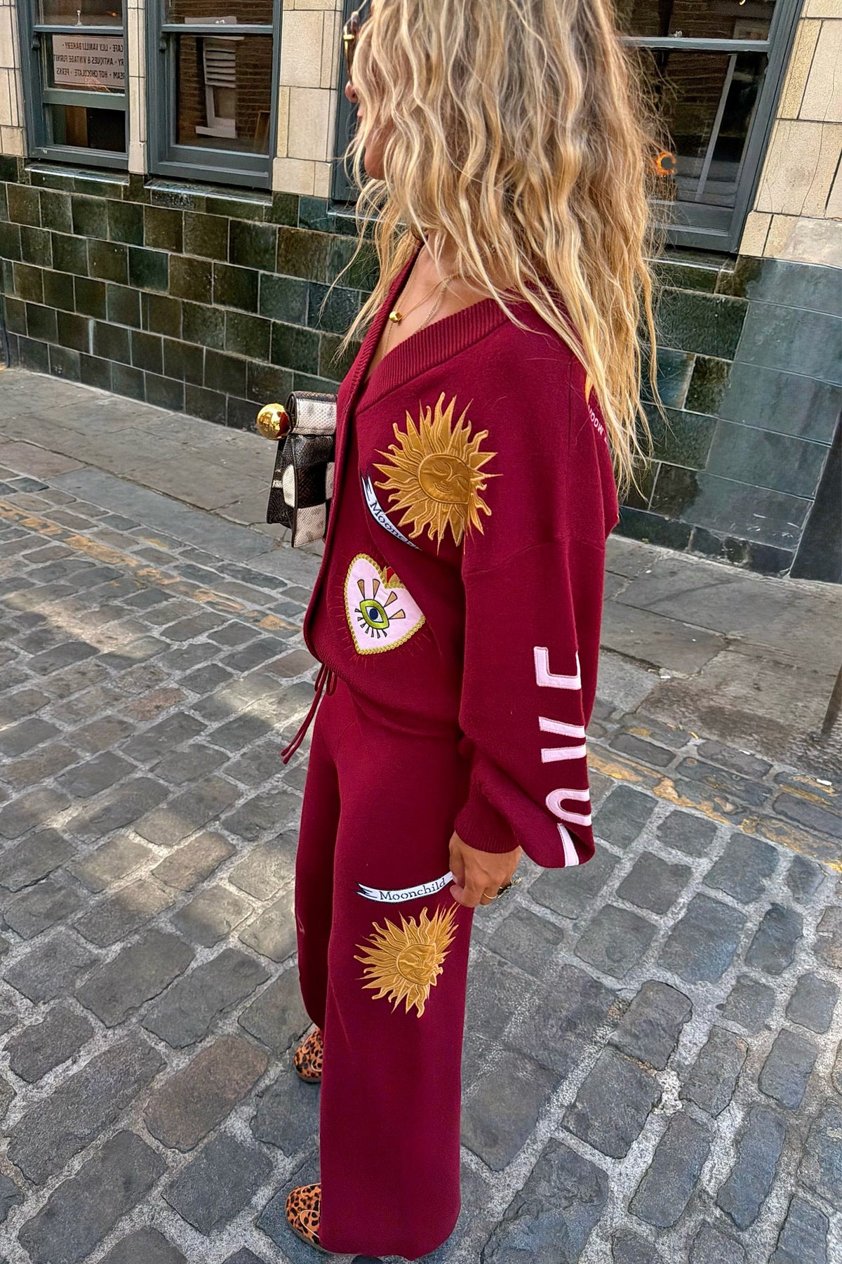 Never Fully Dressed Exclusive - Burgundy Mystical Joggers Petite
