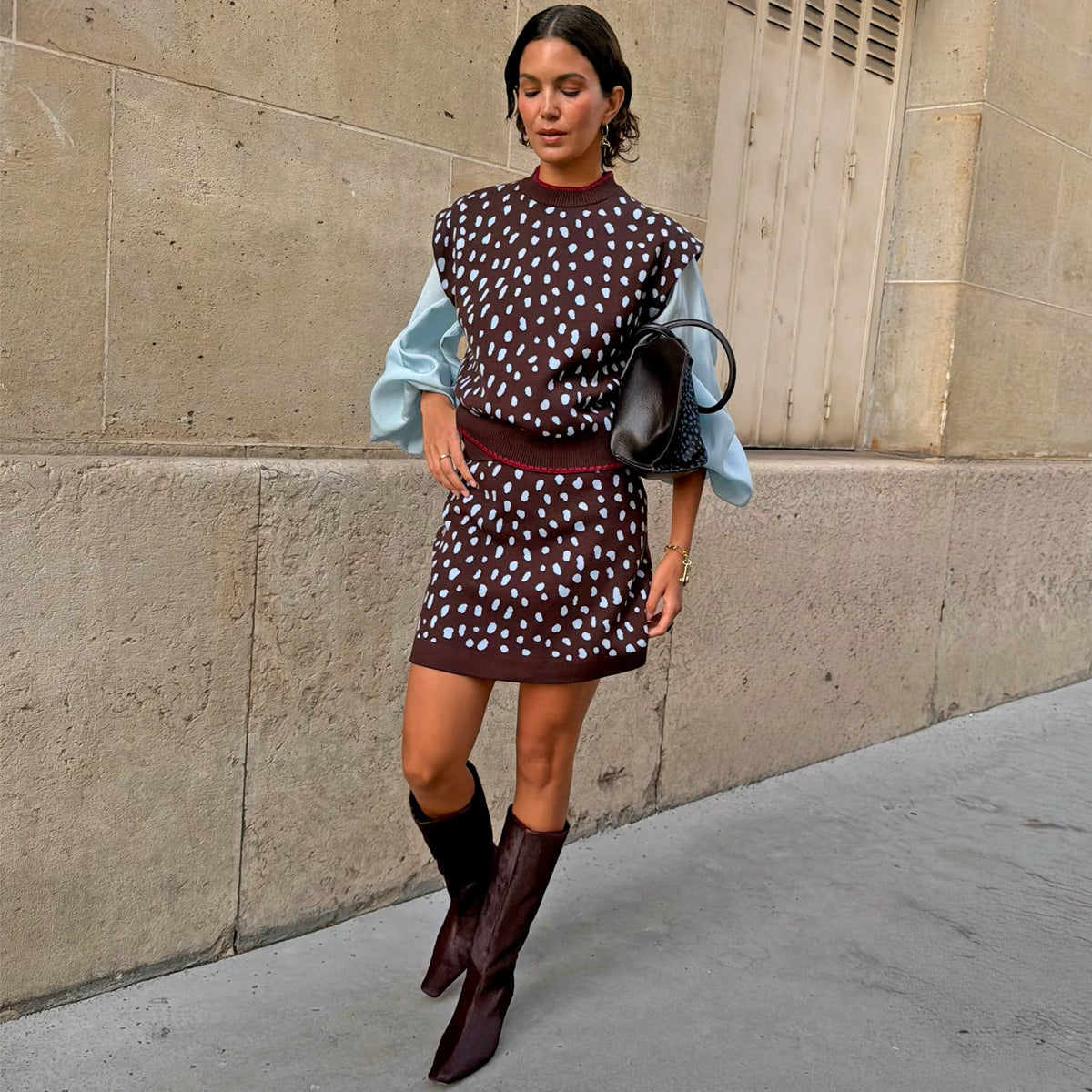 Never Fully Dressed Hot Sale - Chocolate Deer Jake Skirt