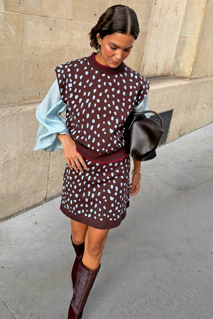 Never Fully Dressed Hot Sale - Chocolate Deer Jake Skirt