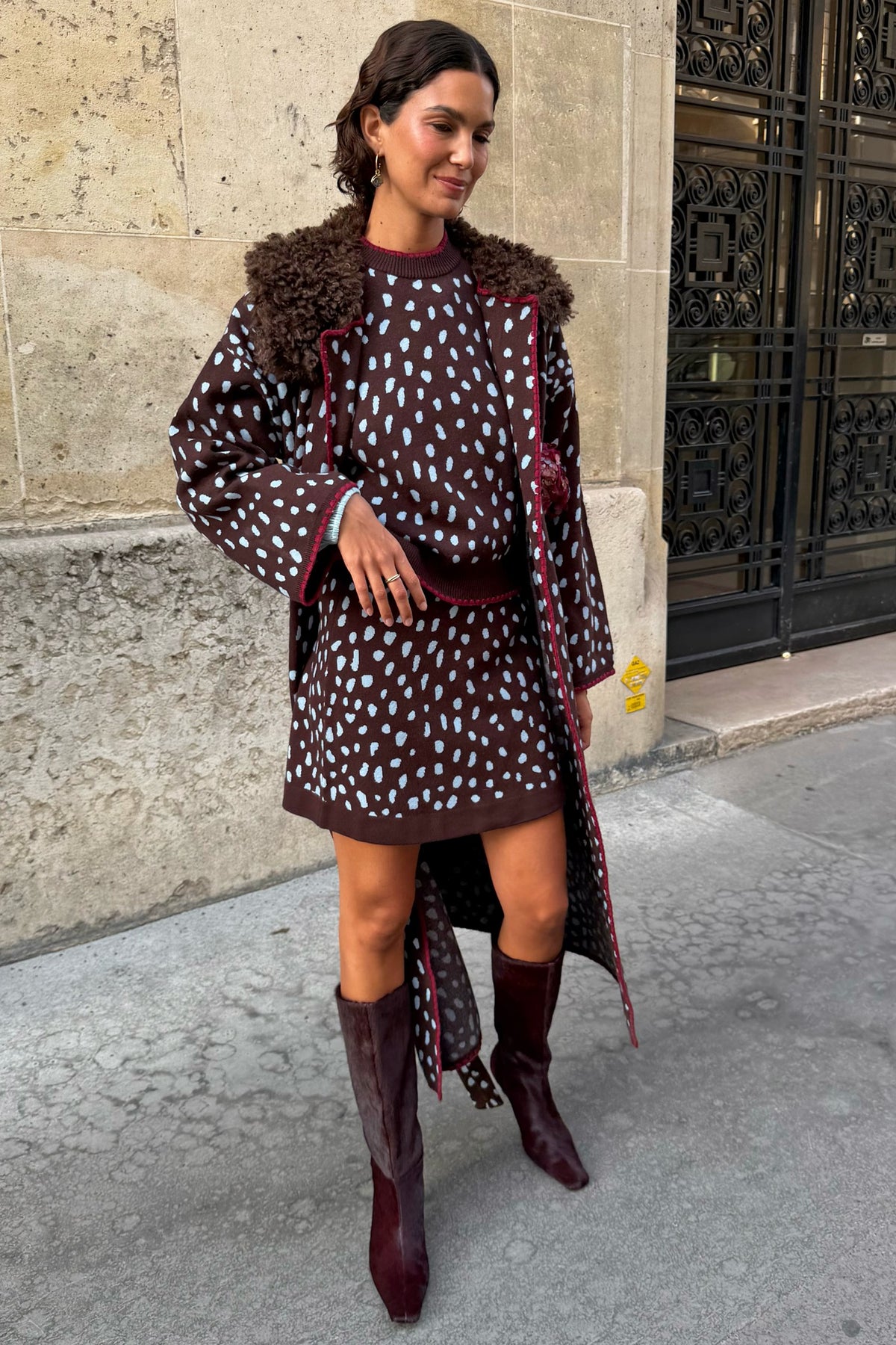 Never Fully Dressed Hot Sale - Chocolate Deer Jake Skirt