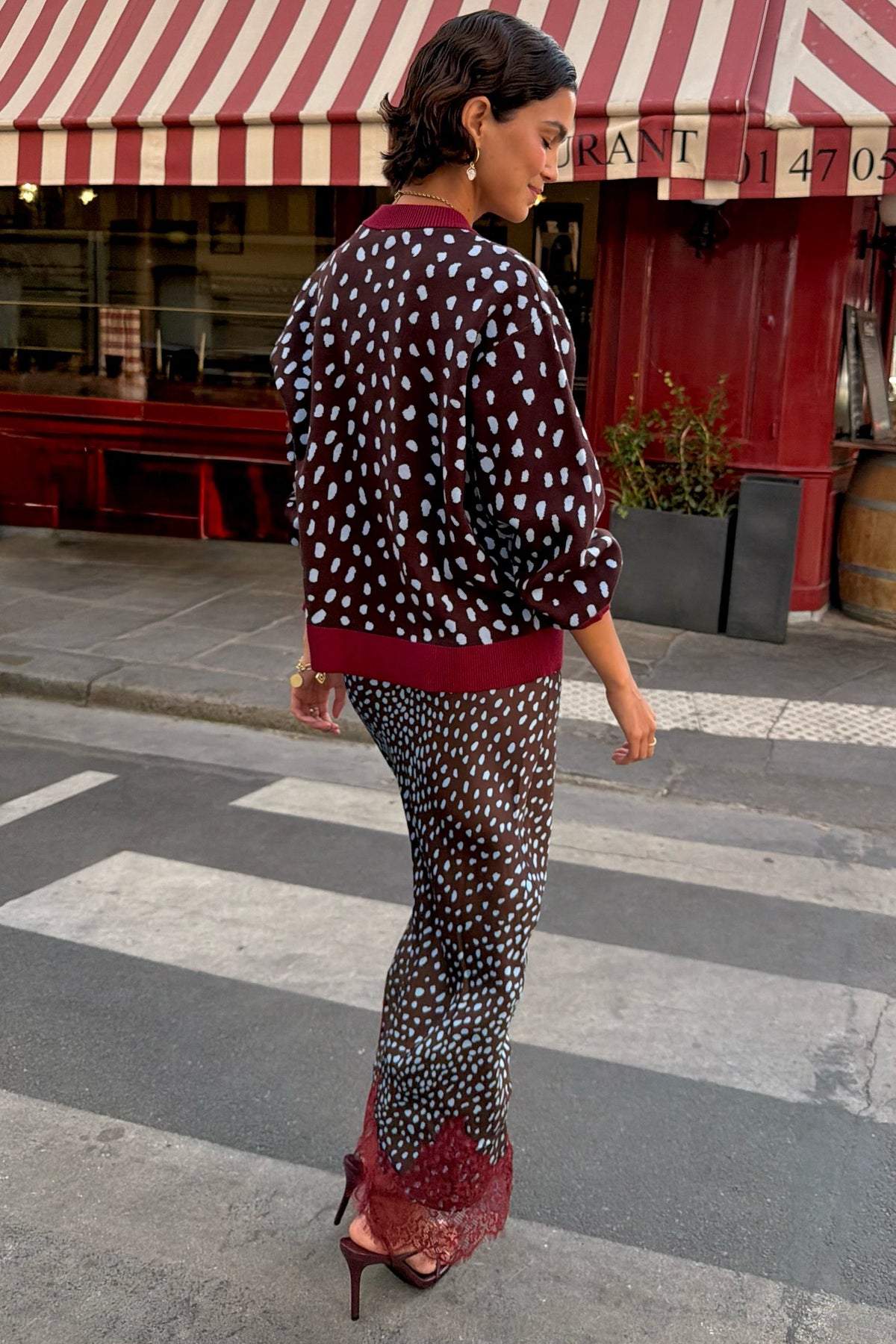 Never Fully Dressed Sale - Chocolate Deer Cardigan