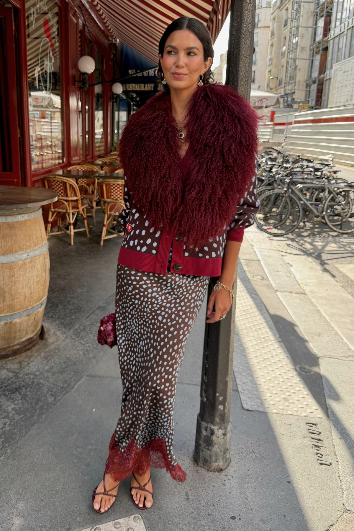 Never Fully Dressed Deals - Chocolate Deer Midi Maeva Skirt