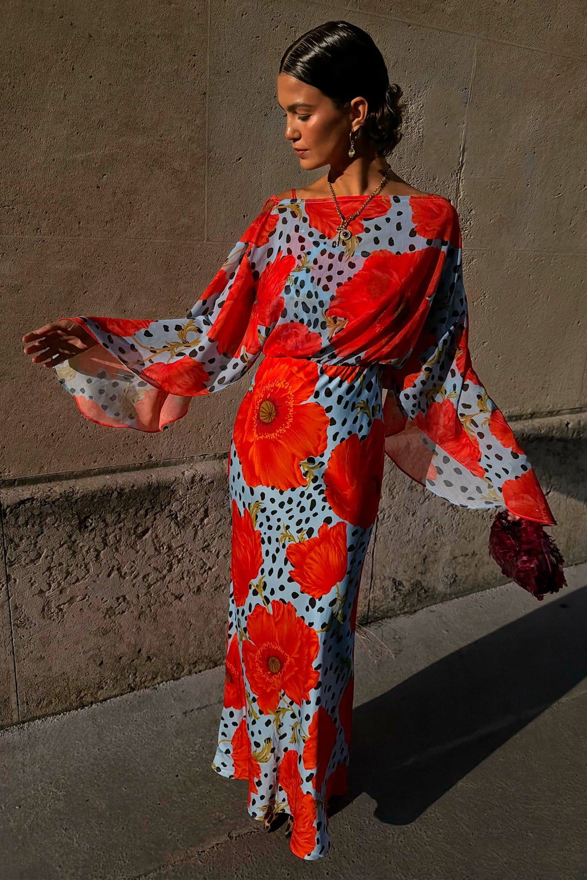 Never Fully Dressed Featured - Blue Deer Poppy Anais Dress
