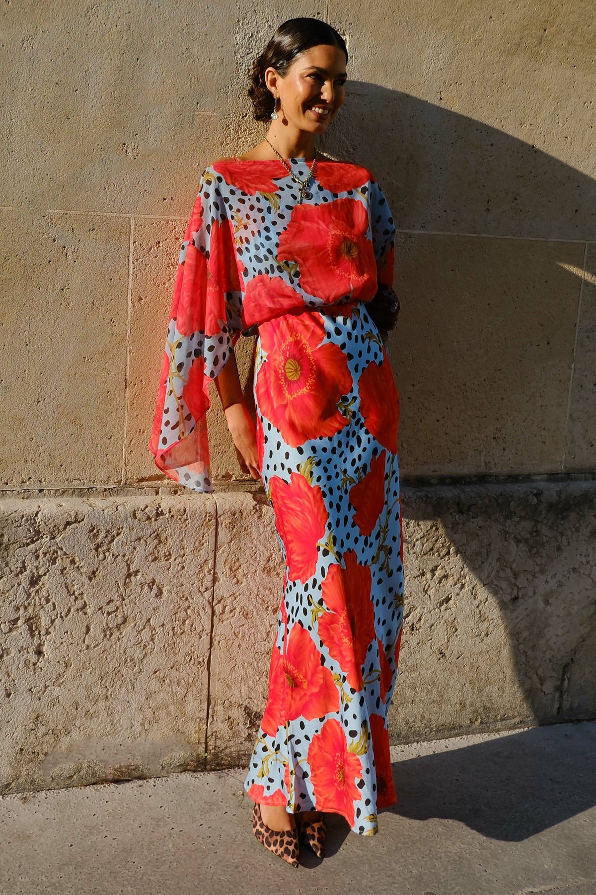 Never Fully Dressed Featured - Blue Deer Poppy Anais Dress