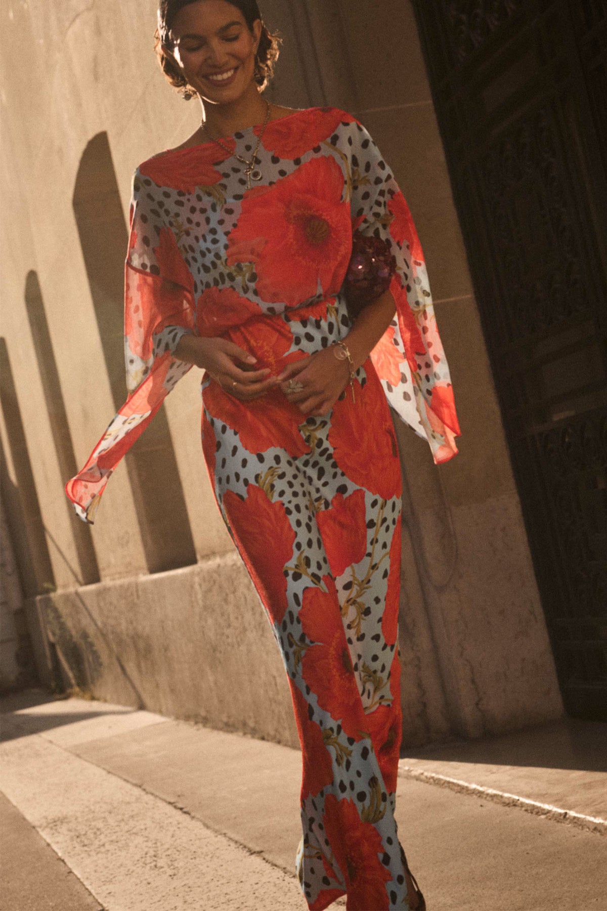 Never Fully Dressed Featured - Blue Deer Poppy Anais Dress