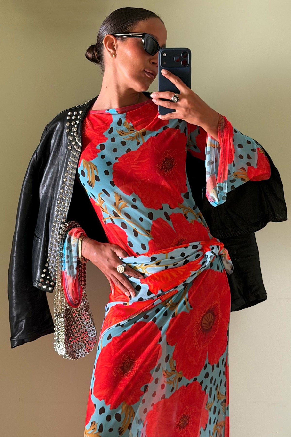 Never Fully Dressed Value - Blue Deer Poppy Aria Mesh Dress