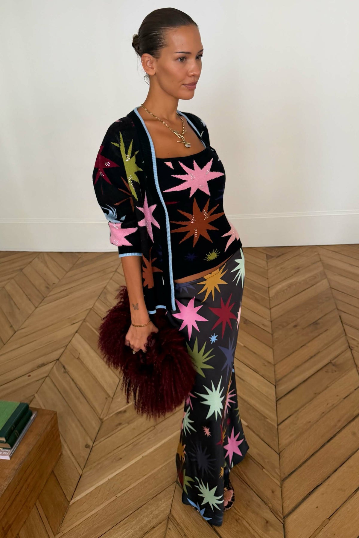 Never Fully Dressed Customer Favorite - Black Star Dorris Maxi Skirt