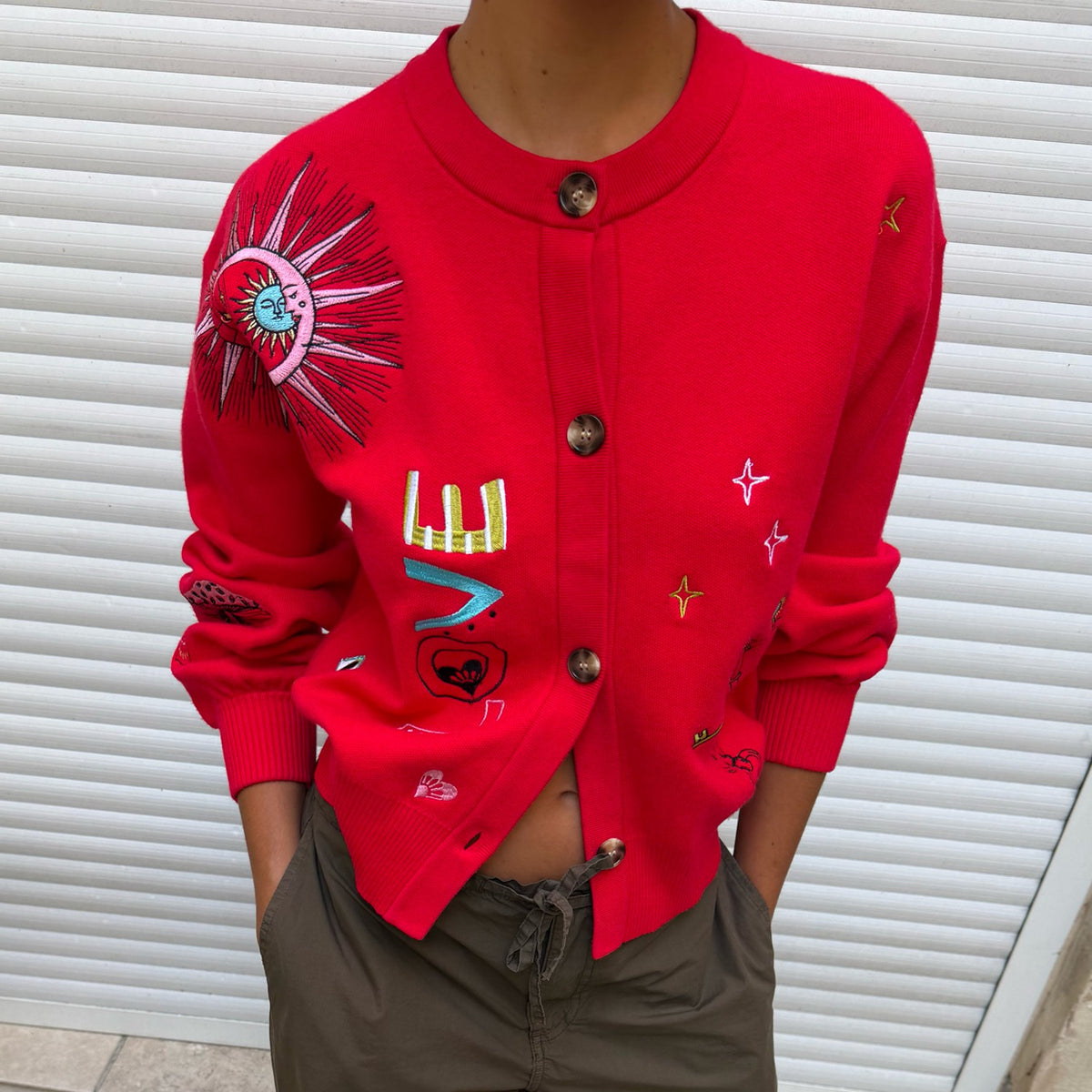Never Fully Dressed Value - Red Amore Forrest Cardigan