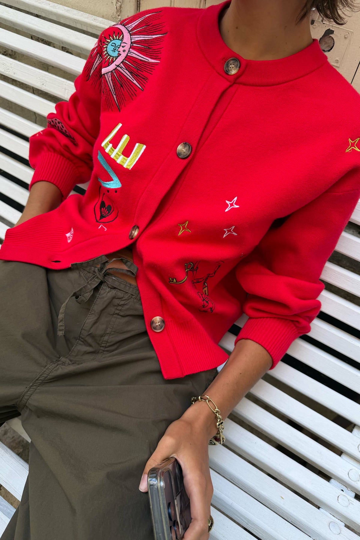 Never Fully Dressed Value - Red Amore Forrest Cardigan
