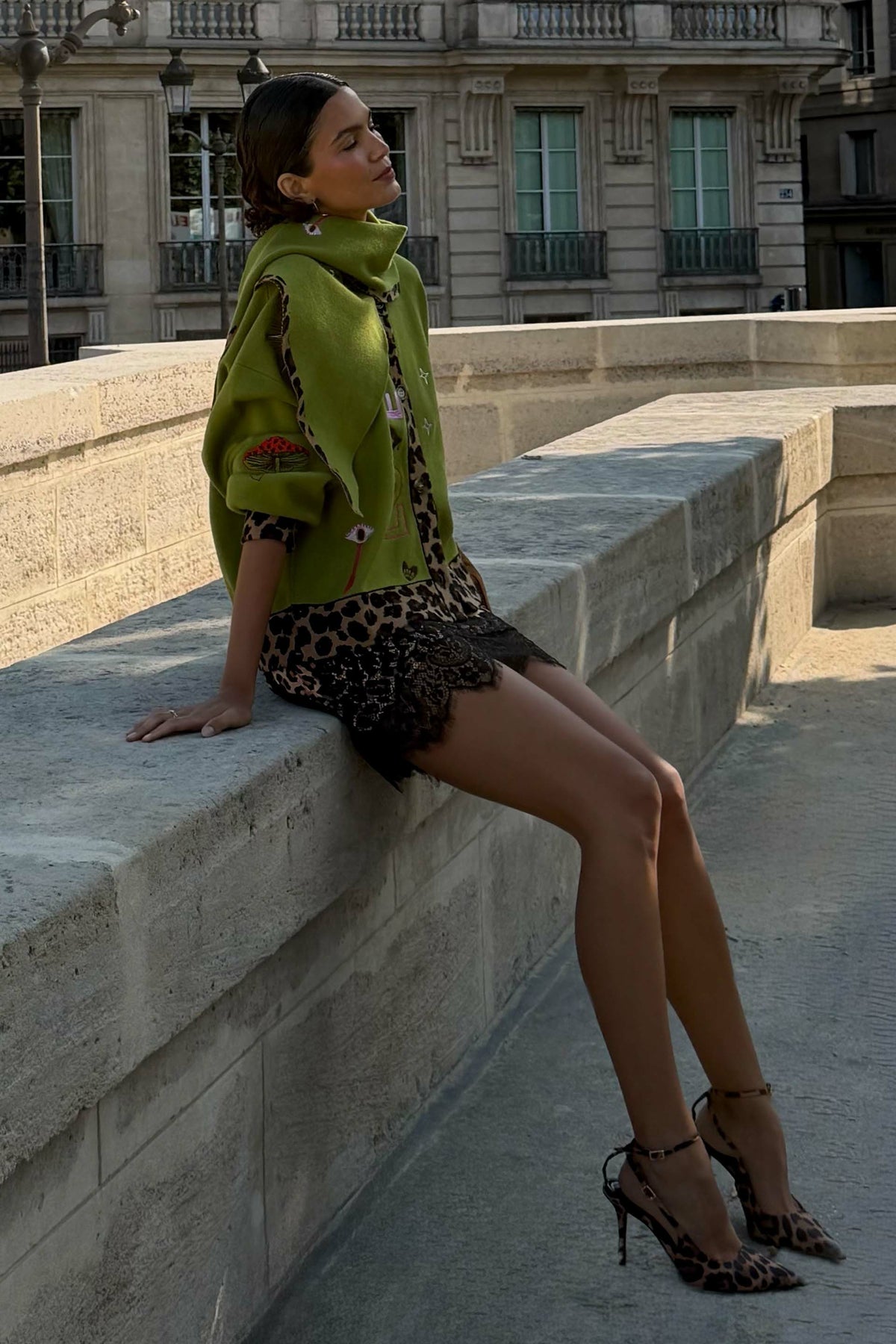 Never Fully Dressed Customer Favorite - Olive Amore Large Knit Scarf