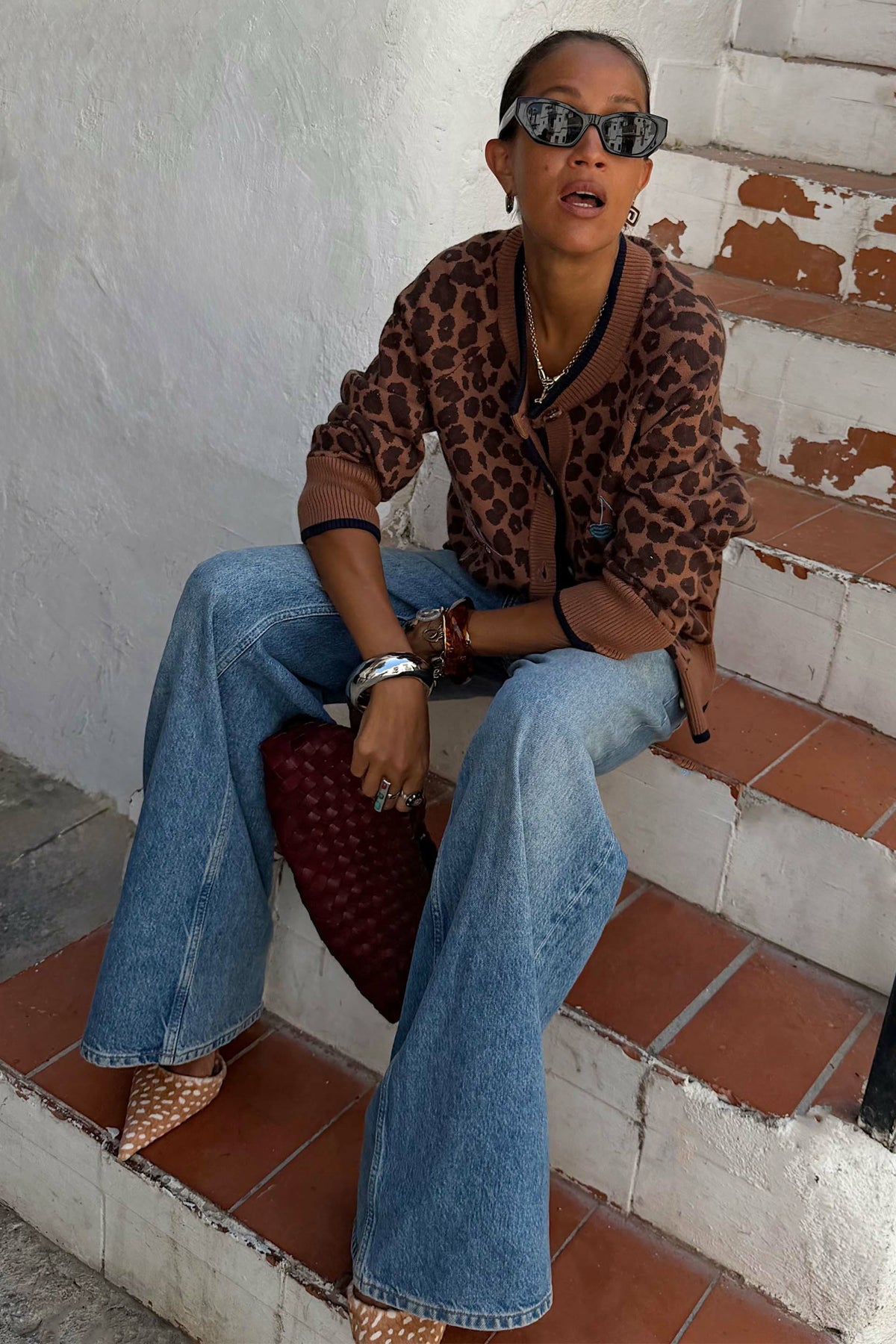 Never Fully Dressed Signature - Leopard Cheryl Cardigan