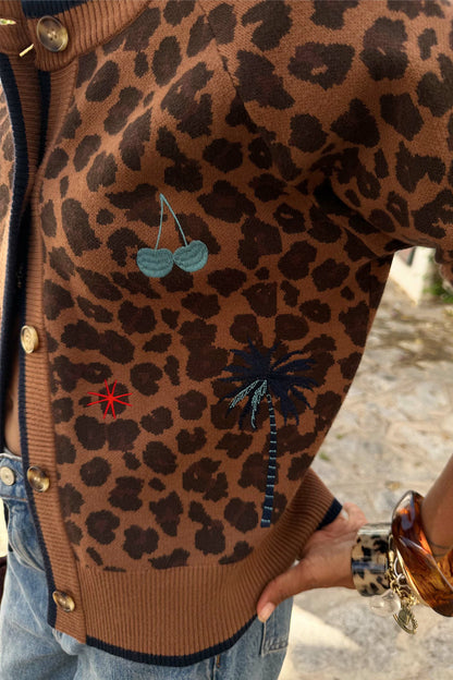 Never Fully Dressed Signature - Leopard Cheryl Cardigan