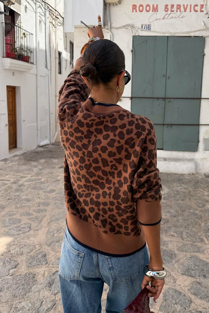 Never Fully Dressed Signature - Leopard Cheryl Cardigan