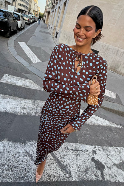 Never Fully Dressed Discount - Chocolate Deer Gaia Dress