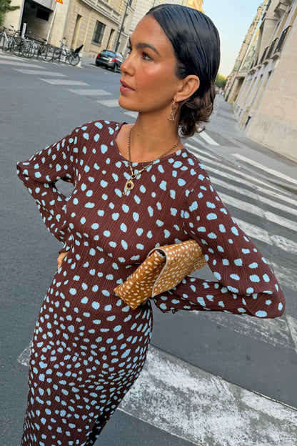 Never Fully Dressed Discount - Chocolate Deer Gaia Dress
