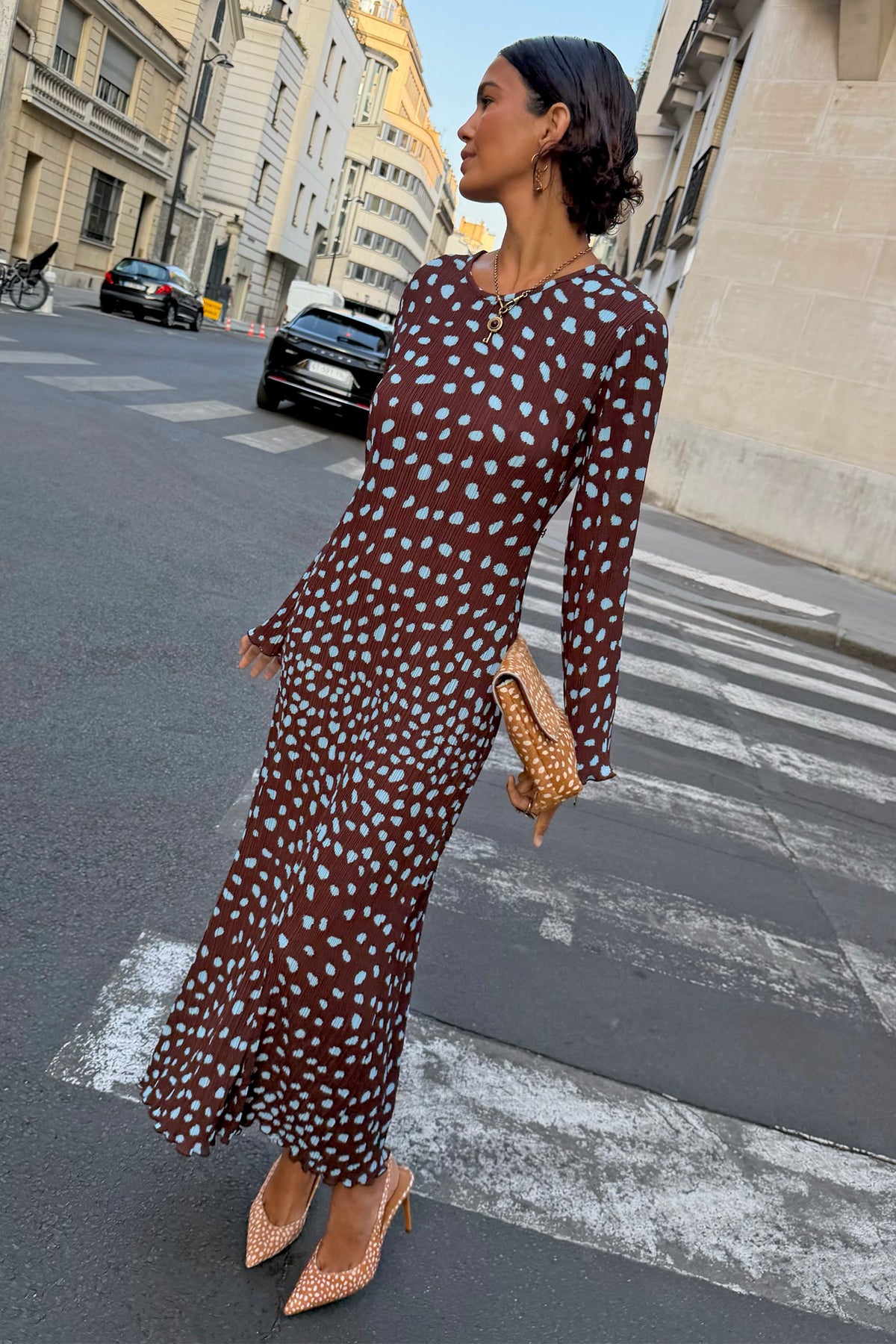 Never Fully Dressed Discount - Chocolate Deer Gaia Dress