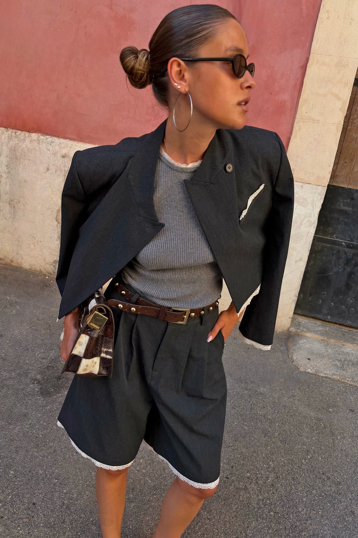 Never Fully Dressed Sale - Grey Knit Vest - Transeasonal Layering