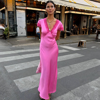 Never Fully Dressed Premium - Pink Olivia Dress