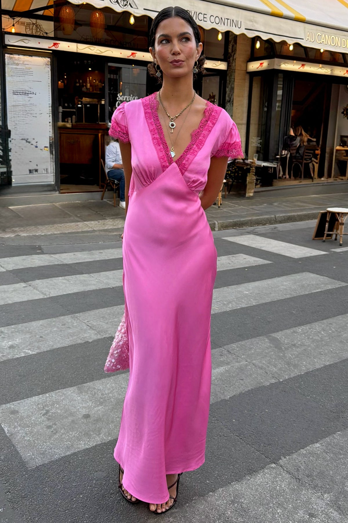 Never Fully Dressed Premium - Pink Olivia Dress
