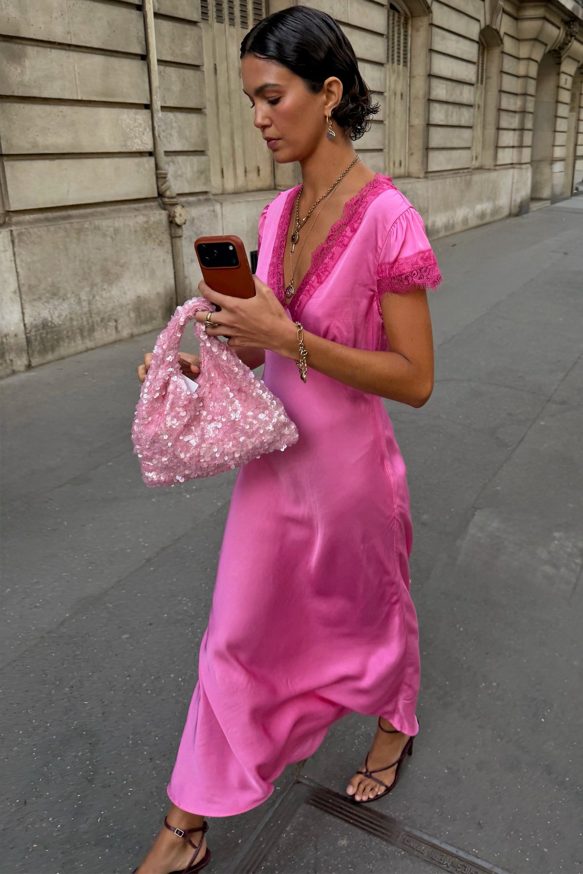 Never Fully Dressed Premium - Pink Olivia Dress