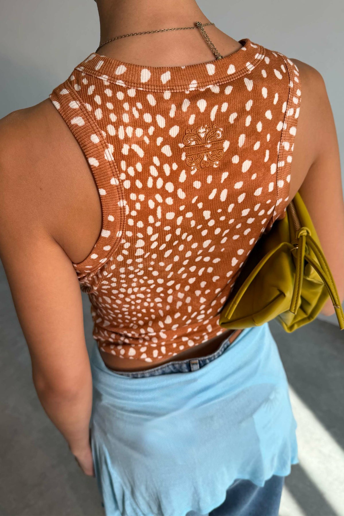 Never Fully Dressed Signature - Deer Ribbed Tank