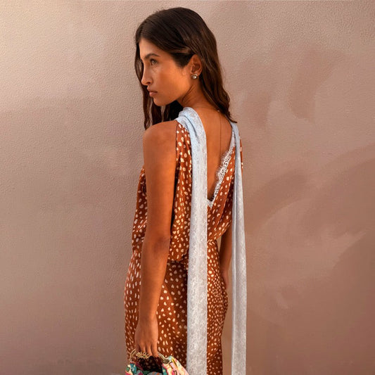 Never Fully Dressed Great Value - Deer Lily Top - Deer Print, Multi-wear, Designed in London