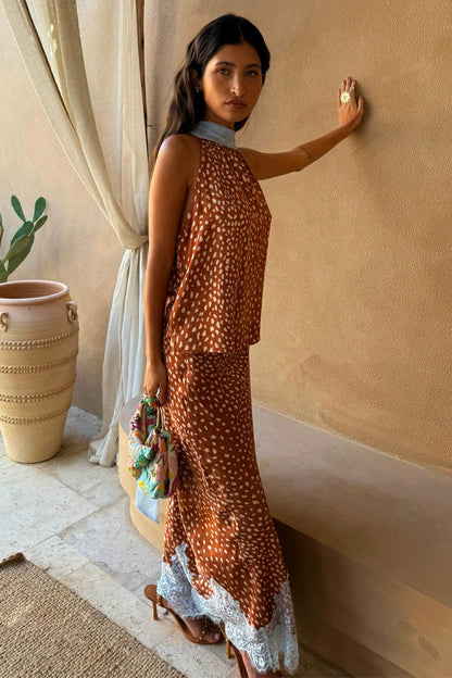 Never Fully Dressed Great Value - Deer Lily Top - Deer Print, Multi-wear, Designed in London