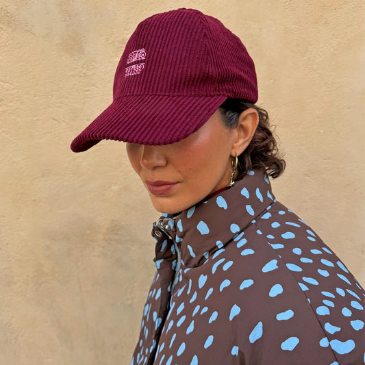 Never Fully Dressed Great Value - Burgundy Corduroy Cap