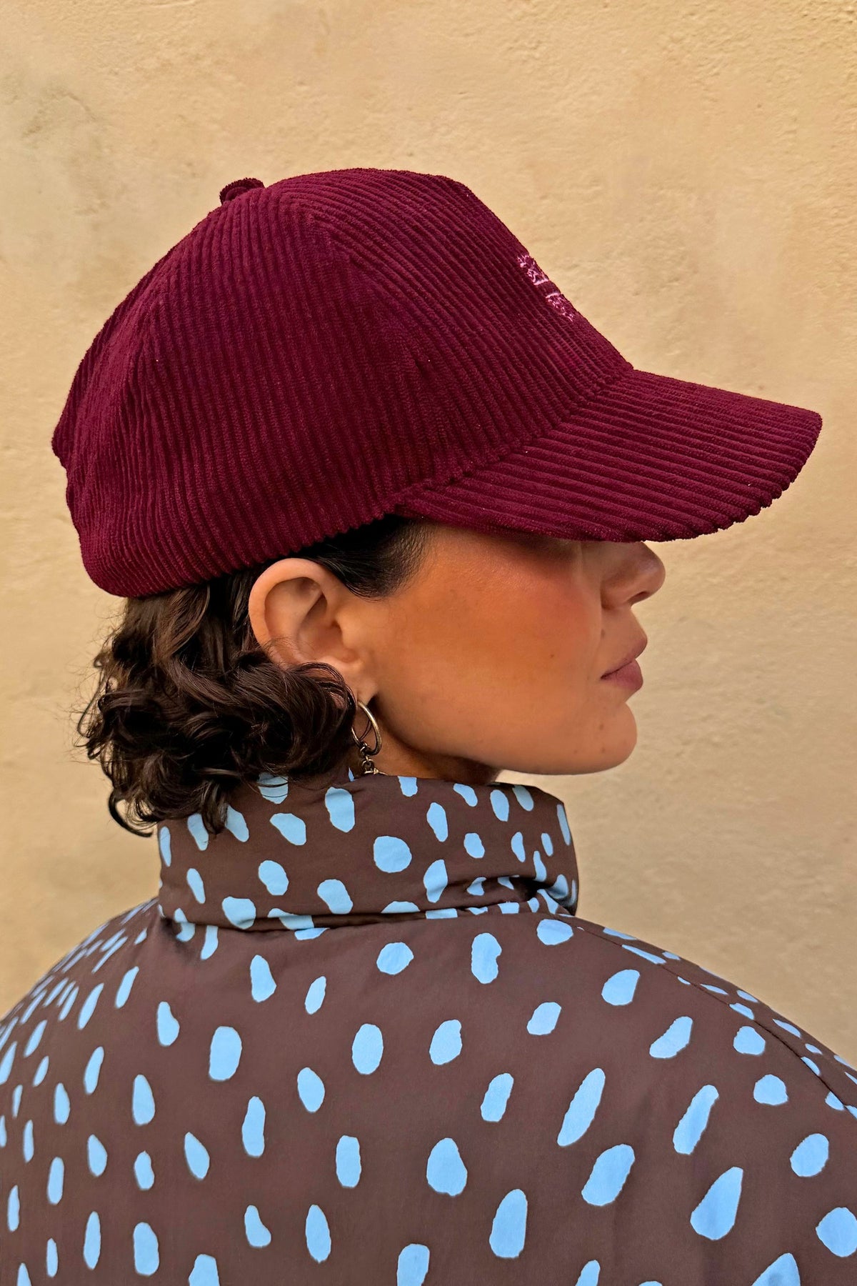 Never Fully Dressed Great Value - Burgundy Corduroy Cap