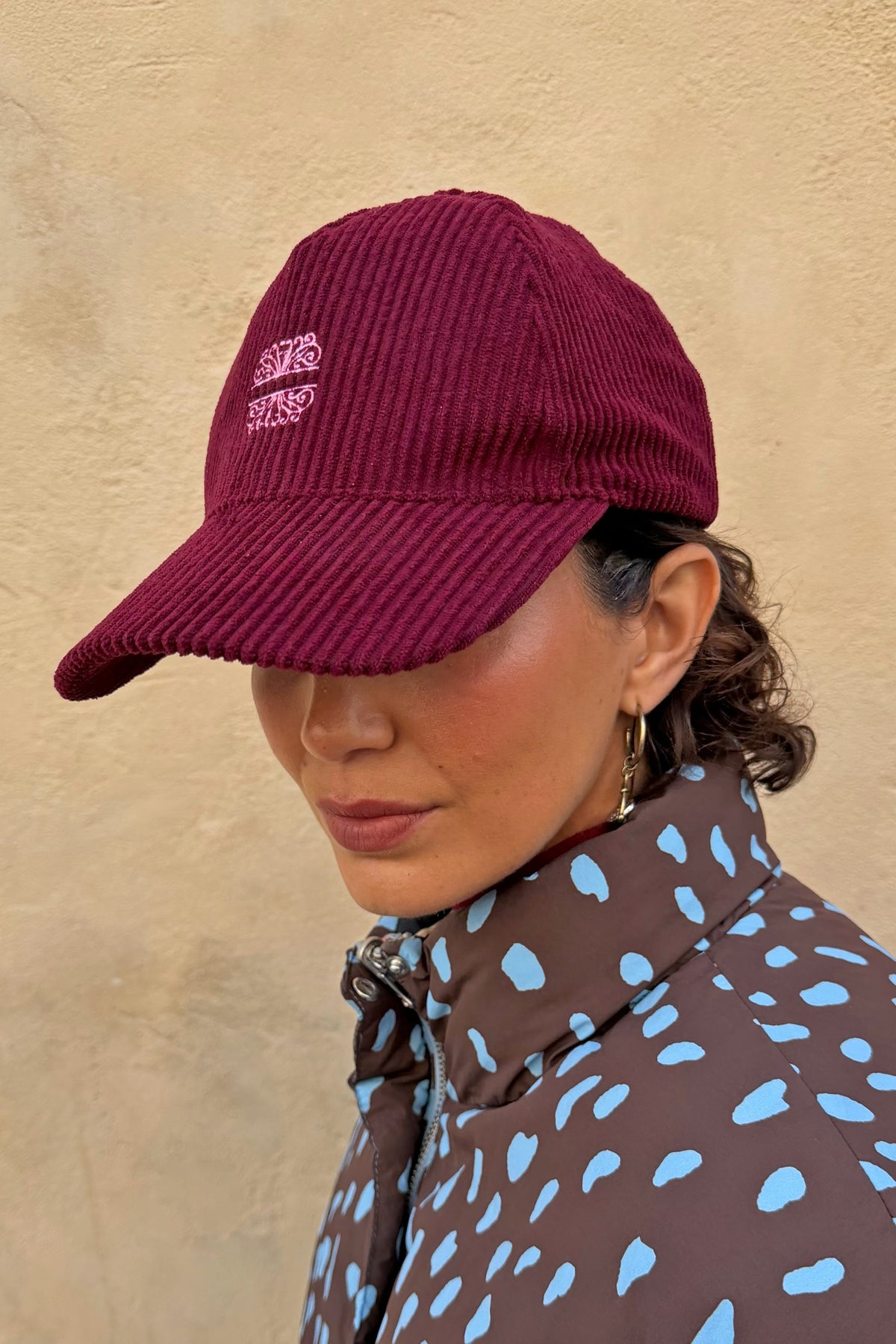 Never Fully Dressed Great Value - Burgundy Corduroy Cap