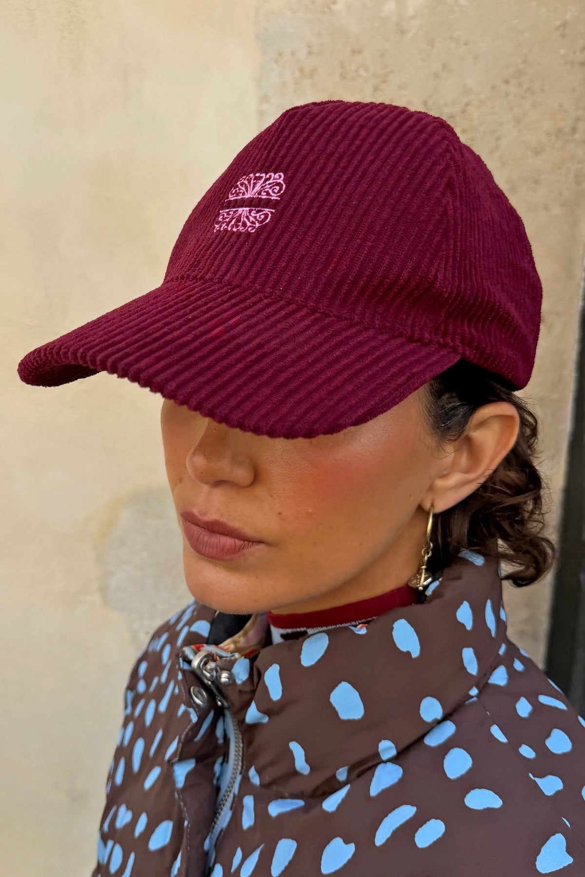 Never Fully Dressed Great Value - Burgundy Corduroy Cap