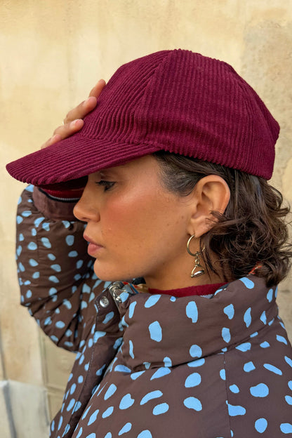 Never Fully Dressed Great Value - Burgundy Corduroy Cap