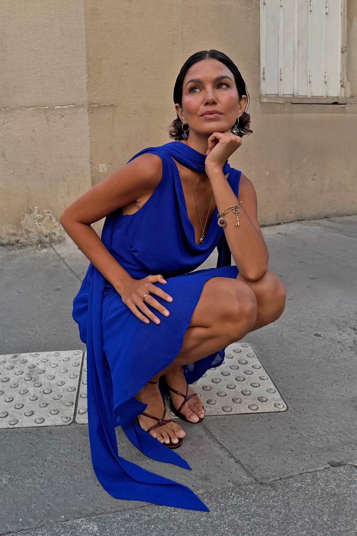 Never Fully Dressed Classic - Cobalt Mini Sophie Dress