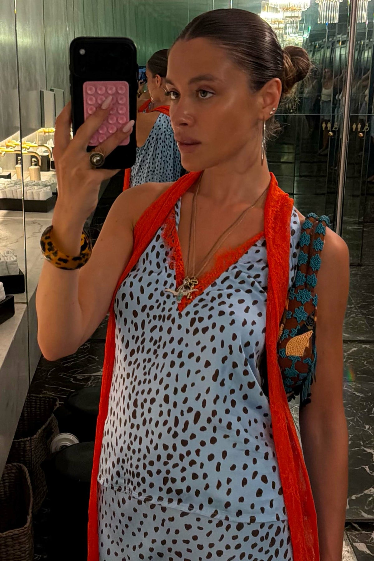 Never Fully Dressed Essential - Sky Blue Deer Lily Multi-Wear Top