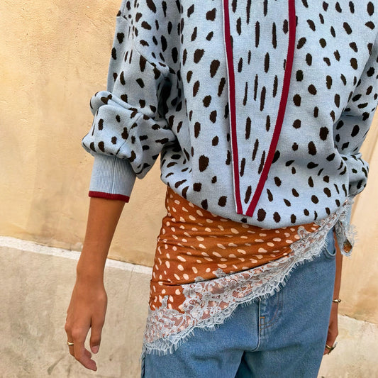 Never Fully Dressed Customer Favorite - Deer Bandana with Lace