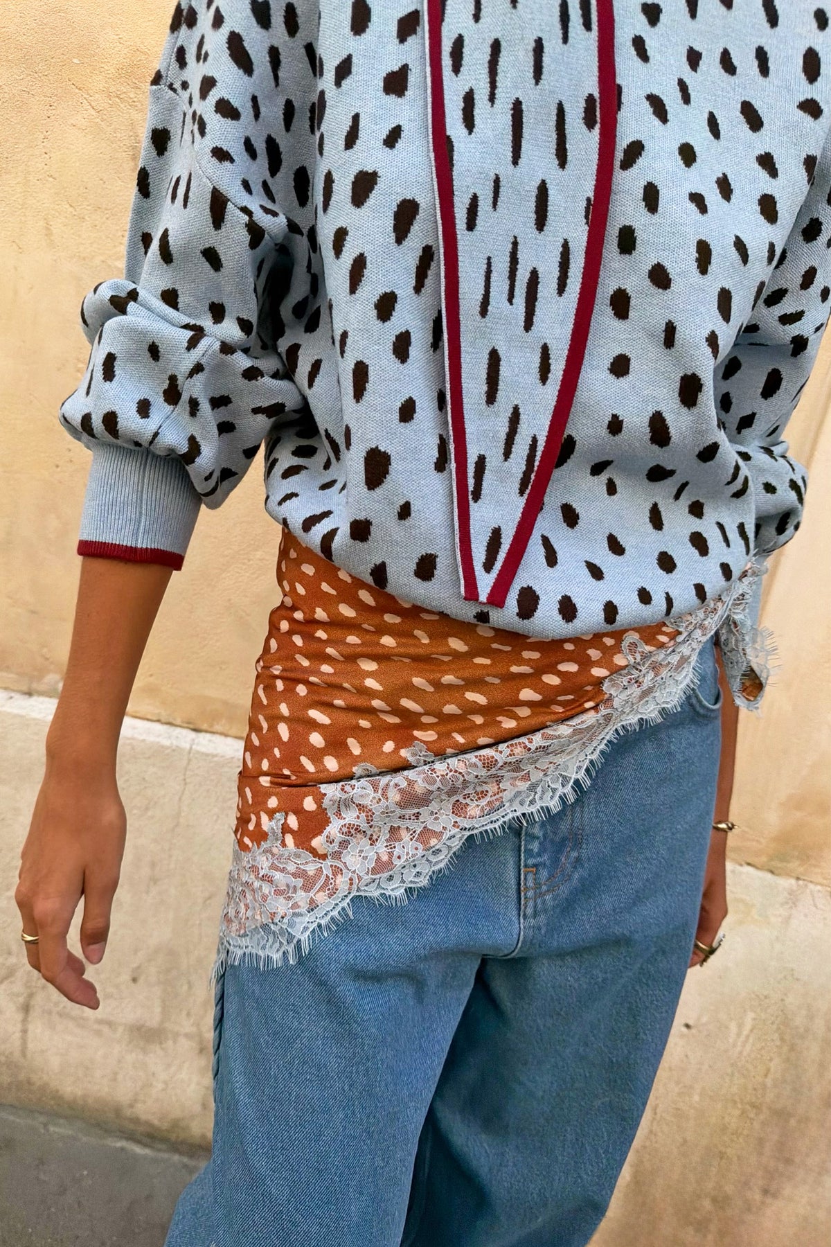 Never Fully Dressed Customer Favorite - Deer Bandana with Lace