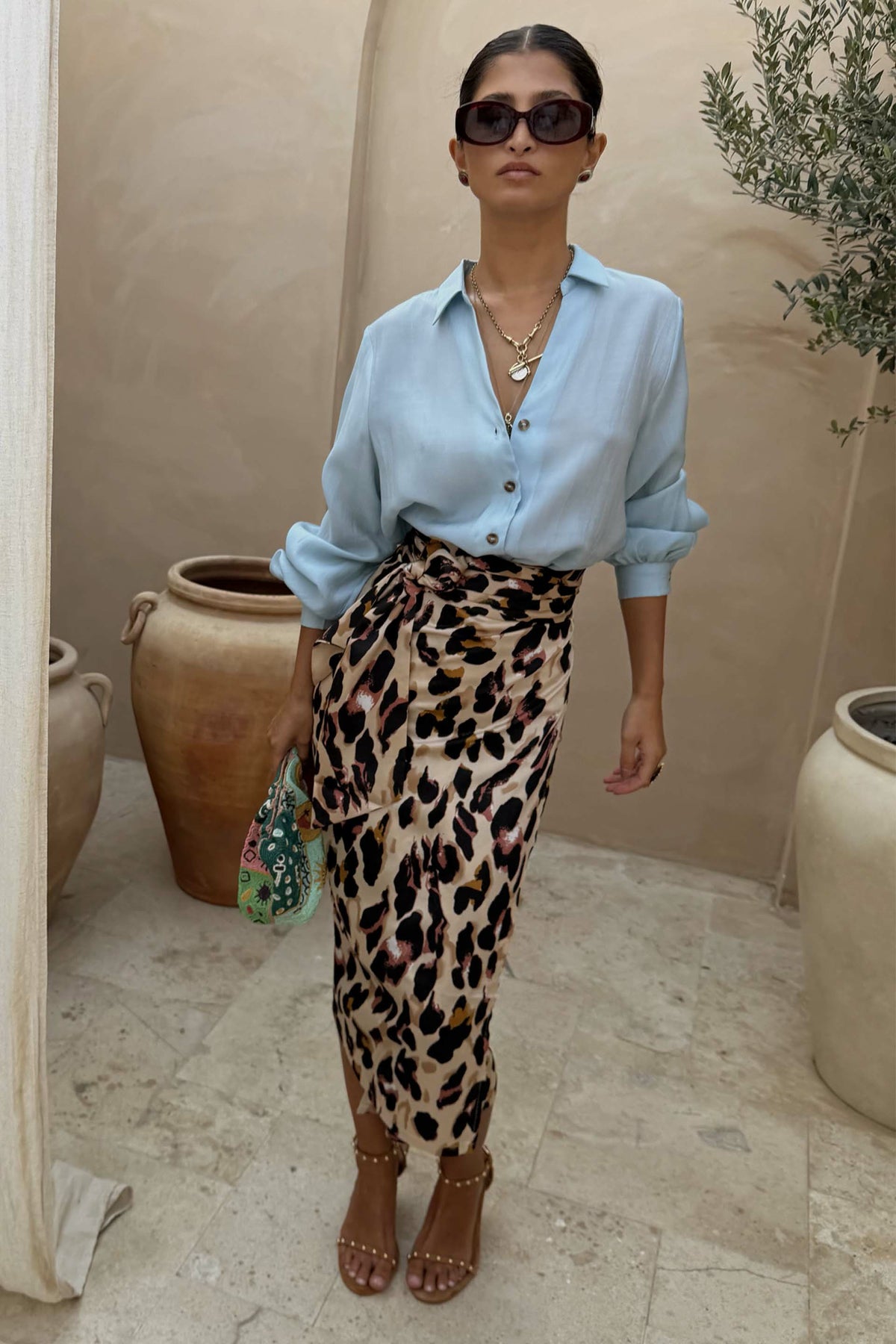 Never Fully Dressed Featured - Ice Blue Miley Multi-Wear Shirt