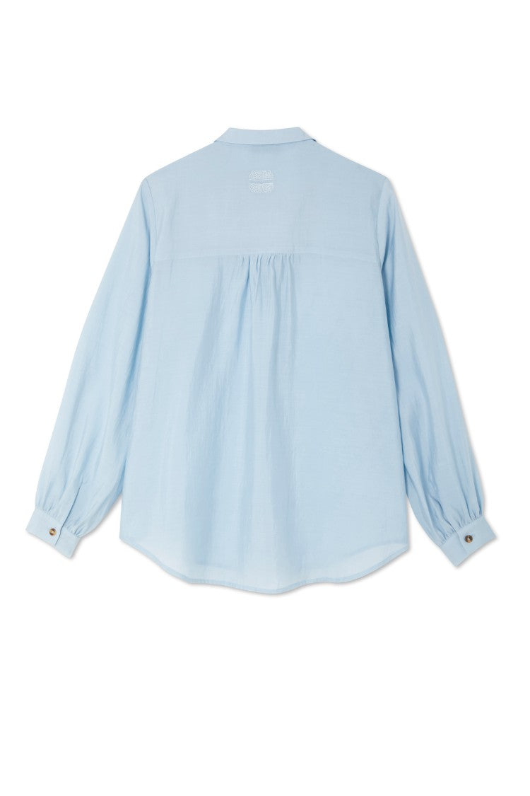 Never Fully Dressed Featured - Ice Blue Miley Multi-Wear Shirt