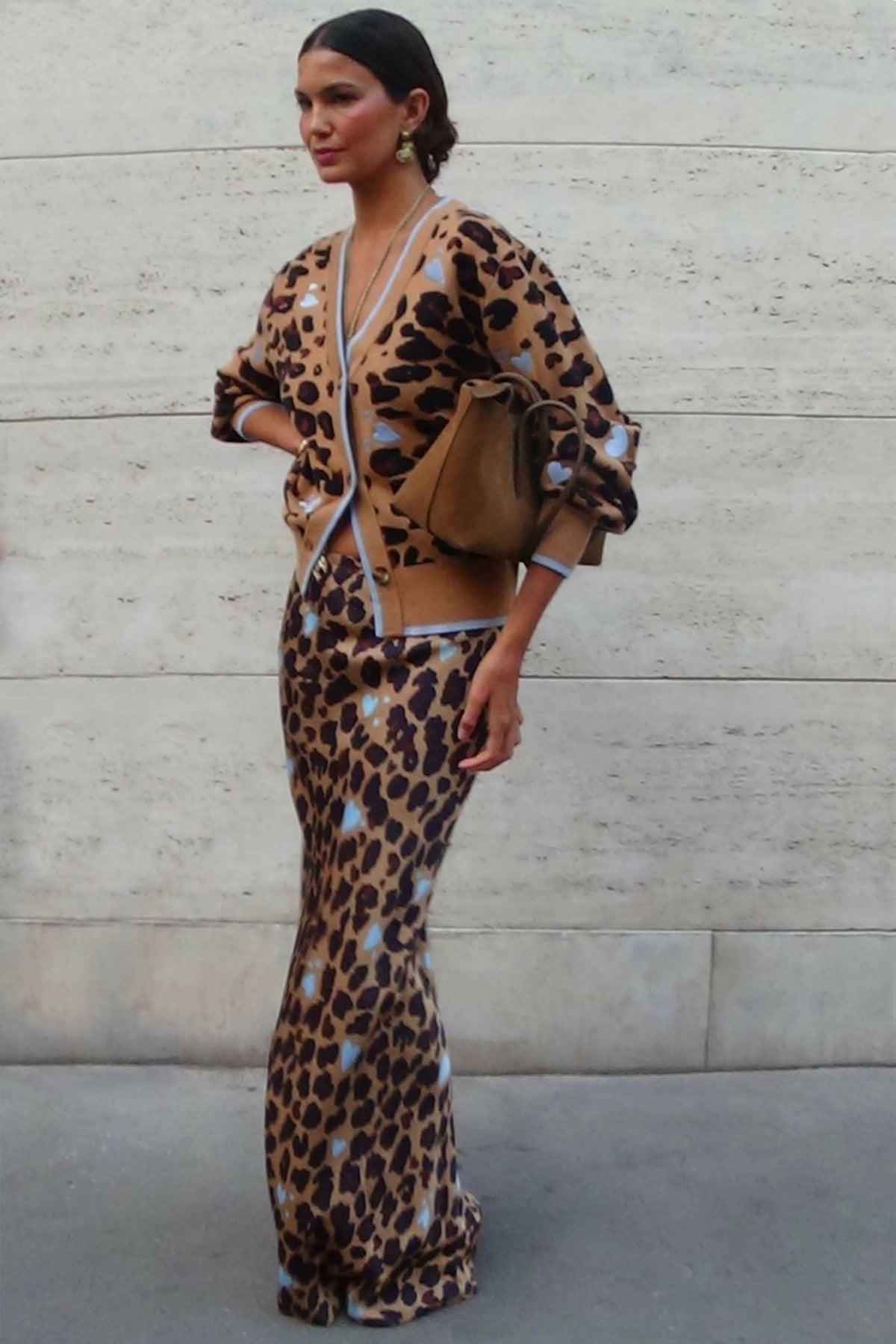 Never Fully Dressed Trending - Heart Leopard Dorris Skirt