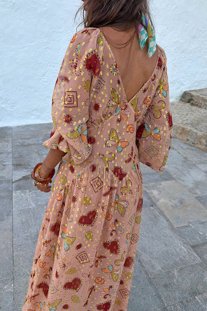 Never Fully Dressed Quality - Pink Astra Tahlia Multi-wear Maxi Dress