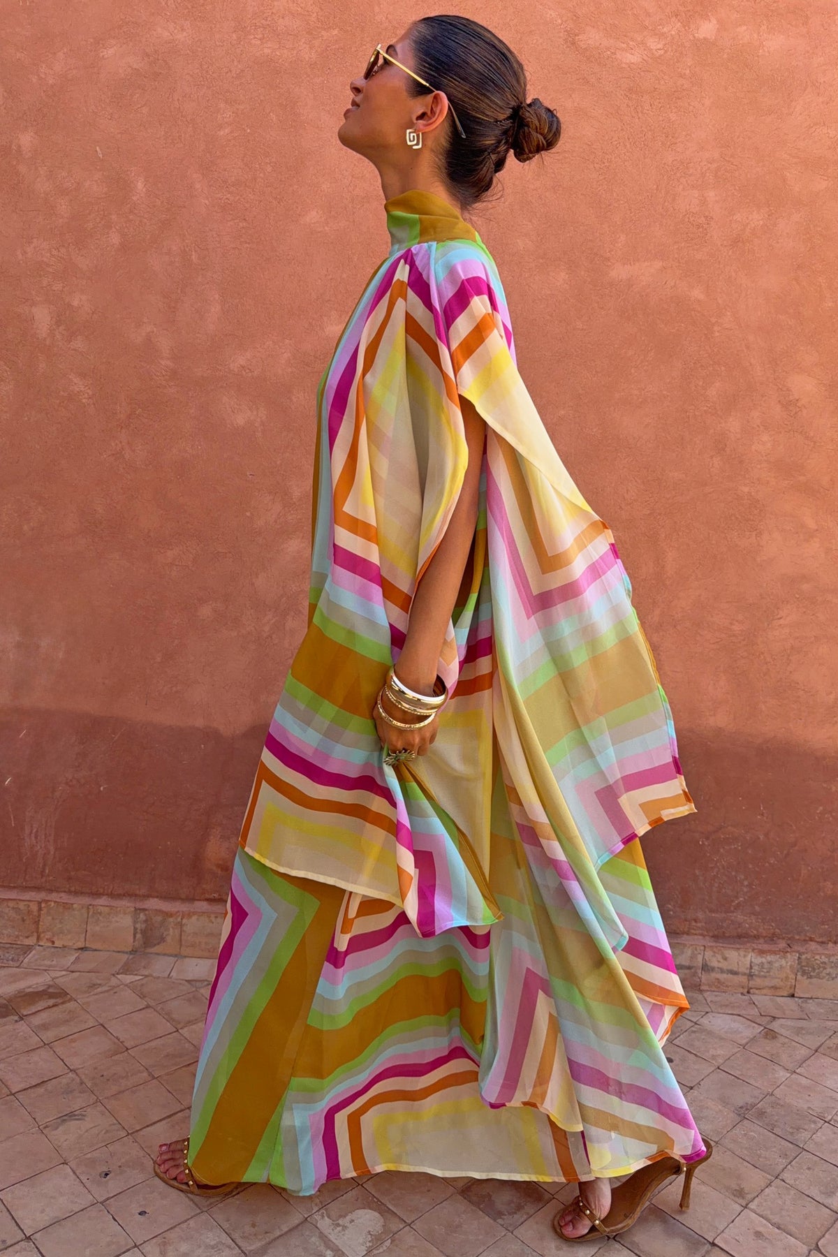 Never Fully Dressed Quality - Bright Geo Stevie Maxi Dress